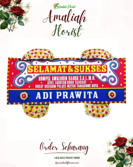 Papan Bunga Ucapan Selamat Tambrauw